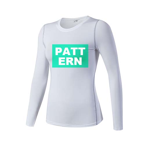 Large-area patterns may affect moisture-wicking and heat-dissipation